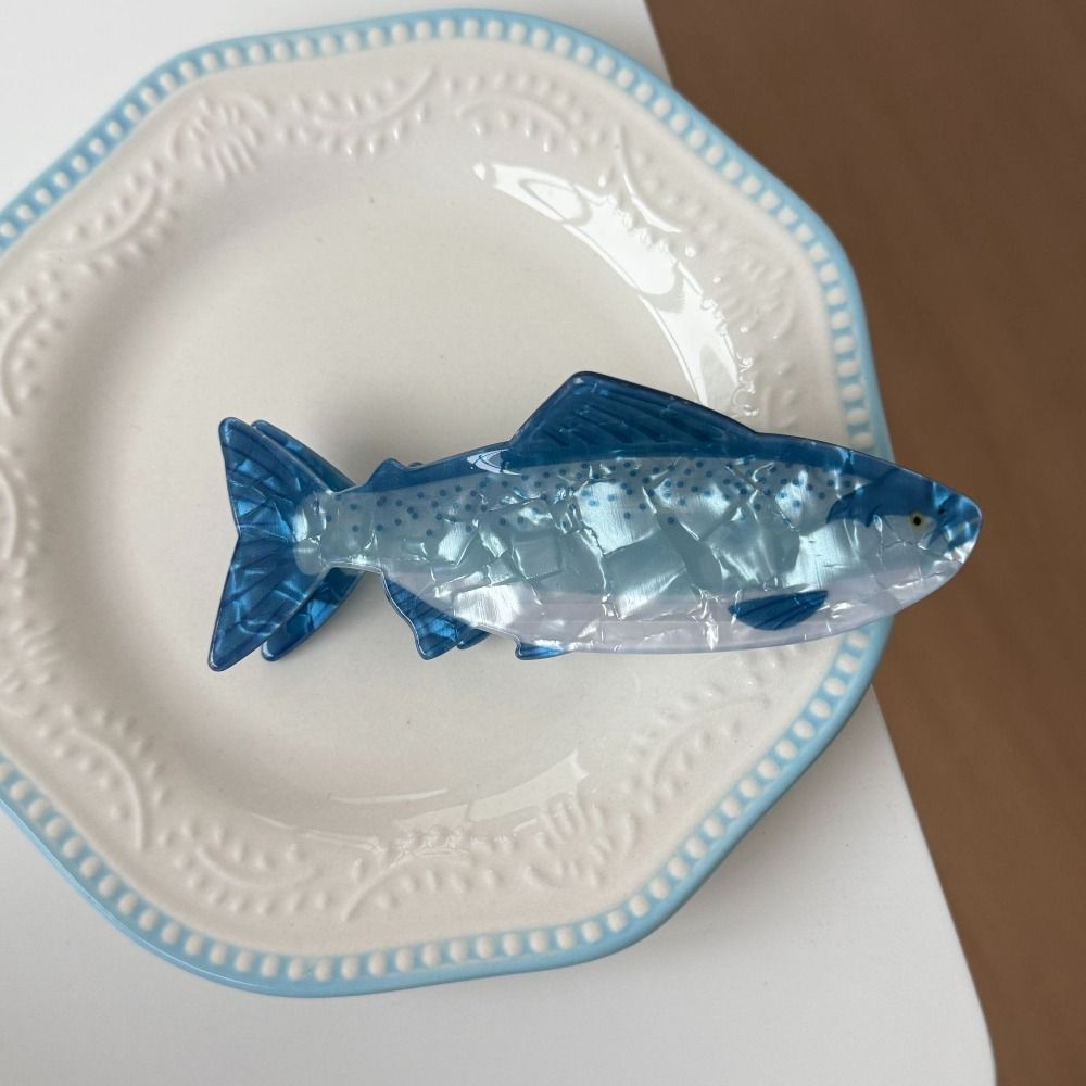 Lifestyle In Korean - กิ๊บติดผมรูปสัตว์ทะเล กิ๊บหนีบผม PVC รูปปลาทูน่า ปลาทะเล กิ๊บติดผมสไตล์เกาหลี