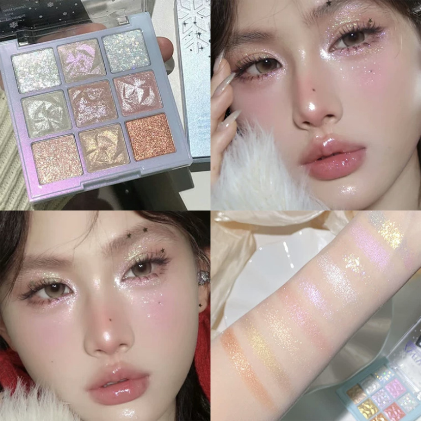 อายแชโดว์ 9 สี Palette Rose Pi - Korean Tea Set บทวิจารณ์และราคา