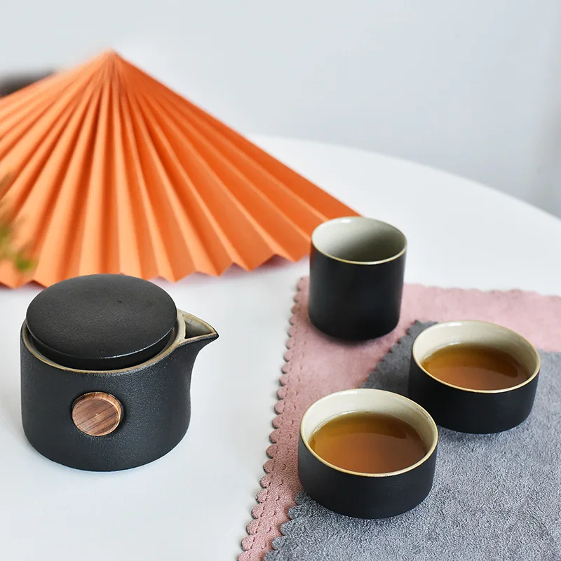 เครื่องปั้นดินเผาสีดำ Outdoor  - Korean Tea Set บทวิจารณ์และราคา