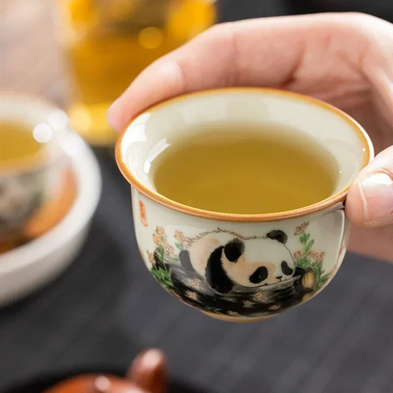 1 Pc ประเพณีจีน Ru เตาเผาเซราม - Korean Tea Set บทวิจารณ์และราคา