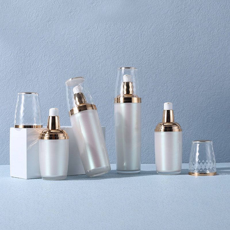 ขวดปั๊มอะคริลิคทรงกลมขนาด 120  - Essence Serum Toner บทวิจารณ์และราคา