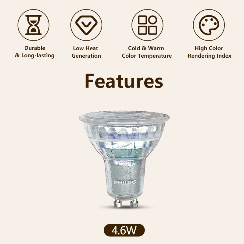 หลอดไฟ LED Philips GU10 PAR16  - Philips Bulb Led Classic บทวิจารณ์และราคา