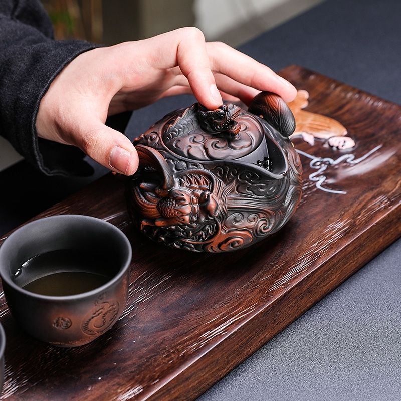 จีนเครื่องปั้นดินเผาสีม่วง han - Korean Tea Set บทวิจารณ์และราคา