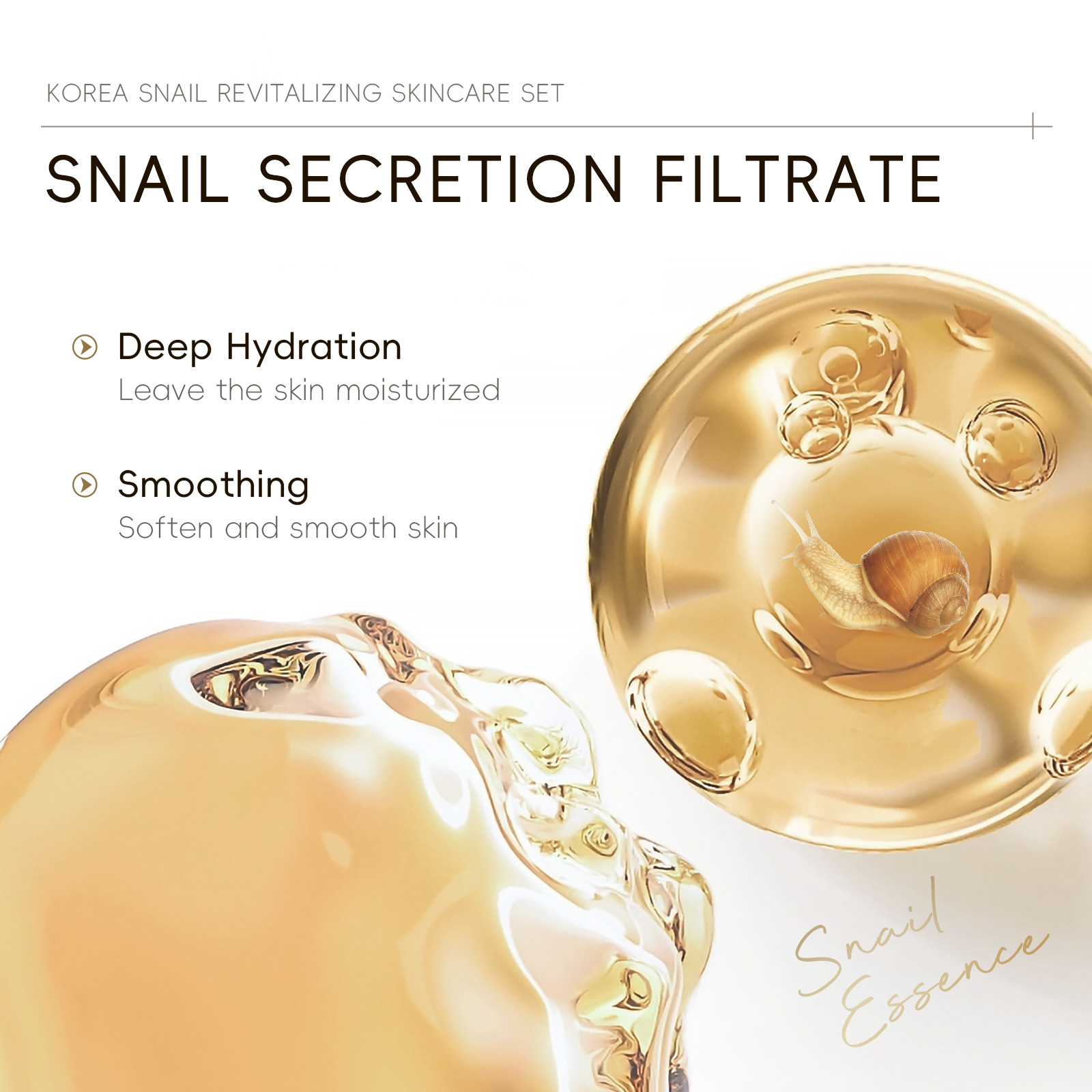 5 ชิ้นกล่องเกาหลี Snail Skin C - Essence Serum Toner บทวิจารณ์และราคา